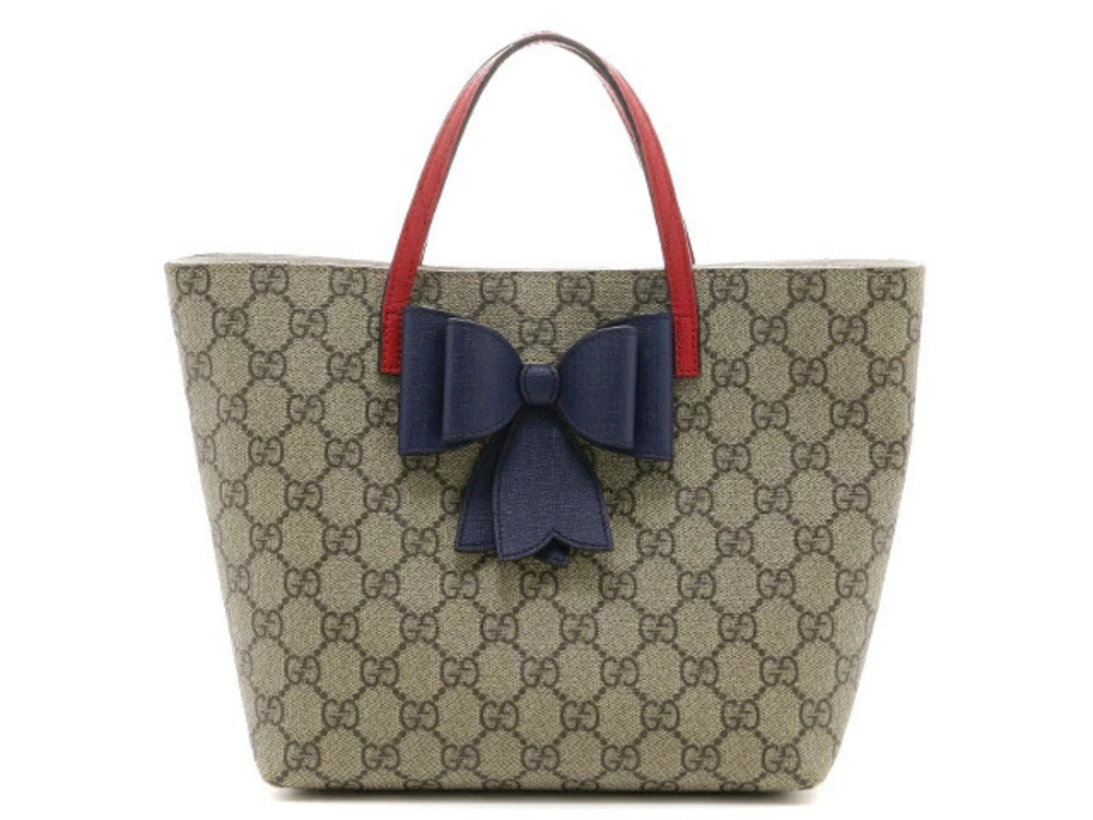 Gucci GG Supreme Bow Tote Bag